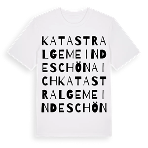 Katastralgemeinde Schönaich ordlek t-shirt – ekologisk bomull t-shirt från Pinshirt
