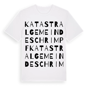 Katastralgemeinde Schrimpf ordlek t-shirt – ekologisk bomull t-shirt från Pinshirt