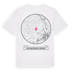 Katastralgemeinde Schweighof t-shirt – ekologisk bomull t-shirt från Pinshirt