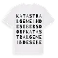 Katastralgemeinde Sebersdorf ordlek t-shirt