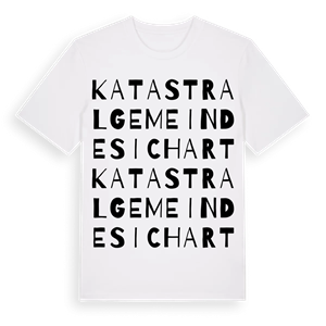 Katastralgemeinde Sichart ordlek t-shirt – ekologisk bomull t-shirt från Pinshirt