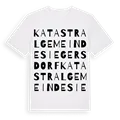 Katastralgemeinde Siegersdorf ordlek t-shirt