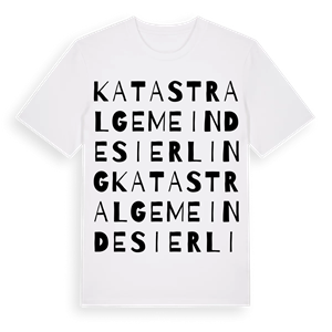 Katastralgemeinde Sierling ordlek t-shirt – ekologisk bomull t-shirt från Pinshirt