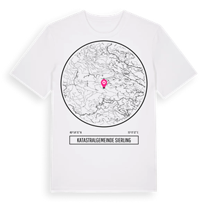 Katastralgemeinde Sierling t-shirt – ekologisk bomull t-shirt från Pinshirt