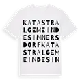 Katastralgemeinde Sinnersdorf ordlek t-shirt