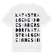 Katastralgemeinde Sinnersdorf ordlek t-shirt