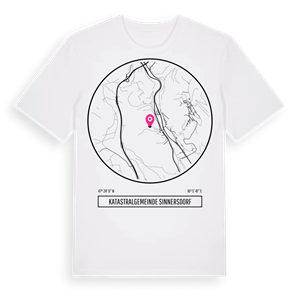 Katastralgemeinde Sinnersdorf t-shirt – ekologisk bomull t-shirt från Pinshirt