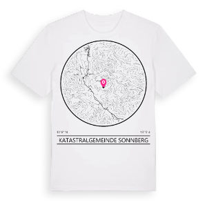 Katastralgemeinde Sonnberg t-shirt – ekologisk bomull t-shirt från Pinshirt
