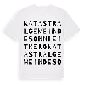 Katastralgemeinde Sonnleitberg ordlek t-shirt – ekologisk bomull t-shirt från Pinshirt