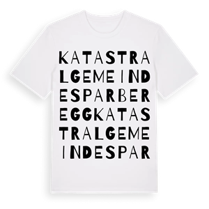 Katastralgemeinde Sparberegg ordlek t-shirt – ekologisk bomull t-shirt från Pinshirt