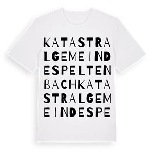 Katastralgemeinde Speltenbach ordlek t-shirt – ekologisk bomull t-shirt från Pinshirt