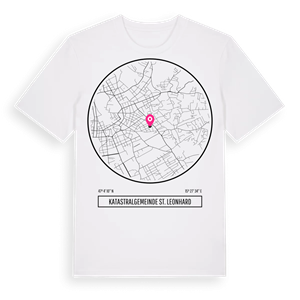 Katastralgemeinde St. Leonhard t-shirt – ekologisk bomull t-shirt från Pinshirt