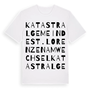 Katastralgemeinde St. Lorenzen am Wechsel ordlek t-shirt – ekologisk bomull t-shirt från Pinshirt