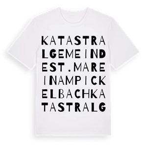 Katastralgemeinde St. Marein am Pickelbach ordlek t-shirt – ekologisk bomull t-shirt från Pinshirt