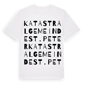 Katastralgemeinde St. Peter ordlek t-shirt – ekologisk bomull t-shirt från Pinshirt