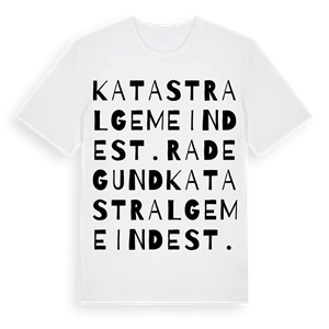 Katastralgemeinde St. Radegund ordlek t-shirt – ekologisk bomull t-shirt från Pinshirt