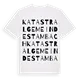 Katastralgemeinde Stambach ordlek t-shirt