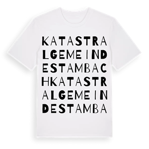 Katastralgemeinde Stambach ordlek t-shirt – ekologisk bomull t-shirt från Pinshirt