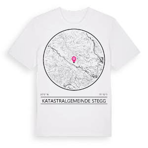 Katastralgemeinde Stegg t-shirt – ekologisk bomull t-shirt från Pinshirt
