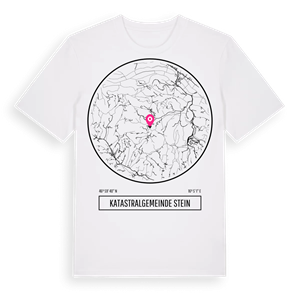 Katastralgemeinde Stein t-shirt – ekologisk bomull t-shirt från Pinshirt