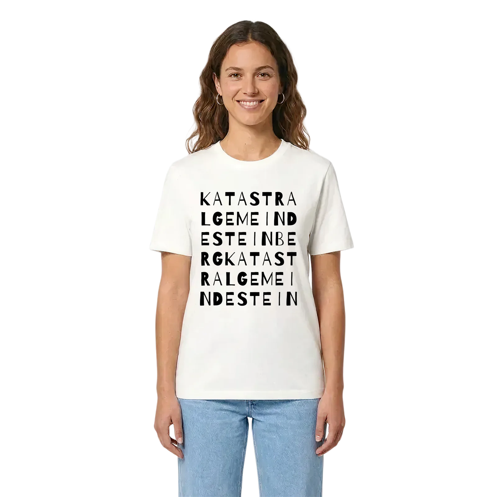 Katastralgemeinde Steinberg ordlek t-shirt – White, i miljö