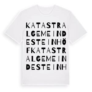 Katastralgemeinde Steinhöf ordlek t-shirt – ekologisk bomull t-shirt från Pinshirt