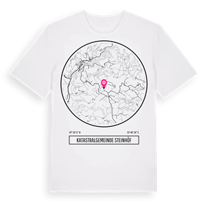 Katastralgemeinde Steinhöf t-shirt – ekologisk bomull t-shirt från Pinshirt