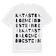 Katastralgemeinde Steinreib ordlek t-shirt
