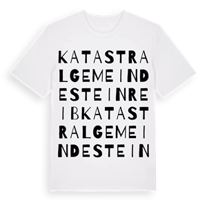 Katastralgemeinde Steinreib ordlek t-shirt – ekologisk bomull t-shirt från Pinshirt