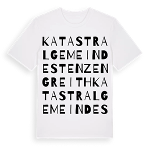Katastralgemeinde Stenzengreith ordlek t-shirt – ekologisk bomull t-shirt från Pinshirt