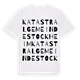 Katastralgemeinde Stockheim ordlek t-shirt