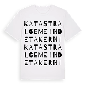 Katastralgemeinde Takern I ordlek t-shirt – ekologisk bomull t-shirt från Pinshirt