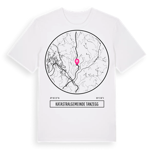 Katastralgemeinde Tanzegg t-shirt – ekologisk bomull t-shirt från Pinshirt