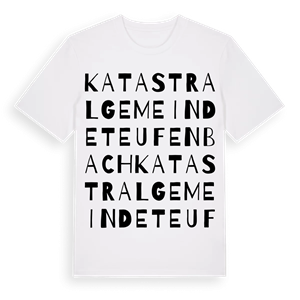 Katastralgemeinde Teufenbach ordlek t-shirt – ekologisk bomull t-shirt från Pinshirt