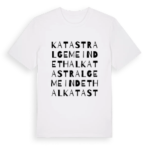 Katastralgemeinde Thal ordlek t-shirt – ekologisk bomull t-shirt från Pinshirt