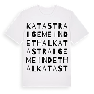 Katastralgemeinde Thal ordlek t-shirt – ekologisk bomull t-shirt från Pinshirt