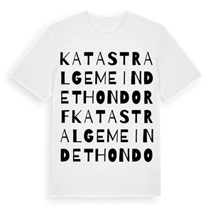 Katastralgemeinde Thondorf ordlek t-shirt – ekologisk bomull t-shirt från Pinshirt