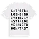 Katastralgemeinde Trog ordlek t-shirt