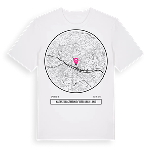Katastralgemeinde Übelbach Land t-shirt – ekologisk bomull t-shirt från Pinshirt