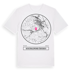 Katastralgemeinde Übersbach t-shirt – ekologisk bomull t-shirt från Pinshirt