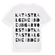 Katastralgemeinde Ungarvorstadt ordlek t-shirt