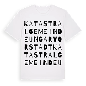Katastralgemeinde Ungarvorstadt ordlek t-shirt – ekologisk bomull t-shirt från Pinshirt