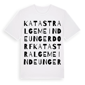 Katastralgemeinde Ungerdorf ordlek t-shirt – ekologisk bomull t-shirt från Pinshirt