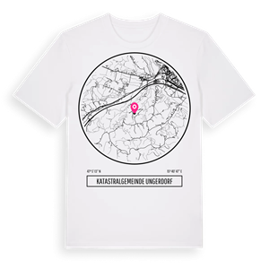 Katastralgemeinde Ungerdorf t-shirt – ekologisk bomull t-shirt från Pinshirt
