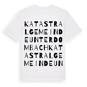 Katastralgemeinde Unterdombach ordlek t-shirt – ekologisk bomull t-shirt från Pinshirt
