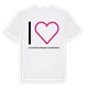 Jag älskar Katastralgemeinde Unterfresen t-shirt stort tryck