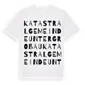 Katastralgemeinde Untergroßau ordlek t-shirt