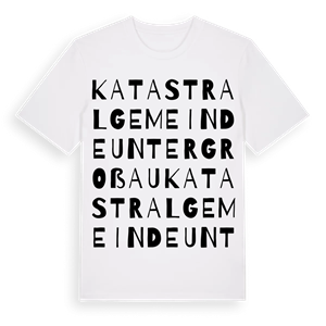 Katastralgemeinde Untergroßau ordlek t-shirt – ekologisk bomull t-shirt från Pinshirt