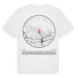 Katastralgemeinde Unterhall t-shirt – ekologisk bomull t-shirt från Pinshirt