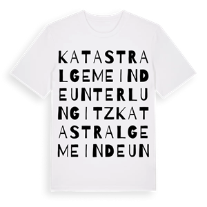 Katastralgemeinde Unterlungitz ordlek t-shirt – ekologisk bomull t-shirt från Pinshirt